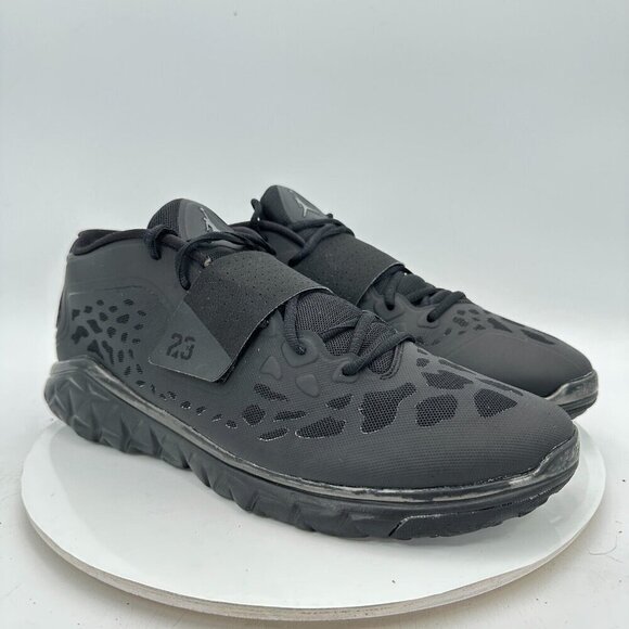 Nike Air Jordan Flight Flex Trainer 2 Men Size 13 768911-010 Black Strap Shoes - Picture 4 of 13